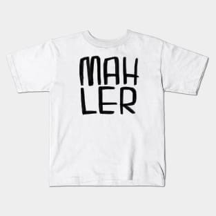 Composer Mahler Kids T-Shirt